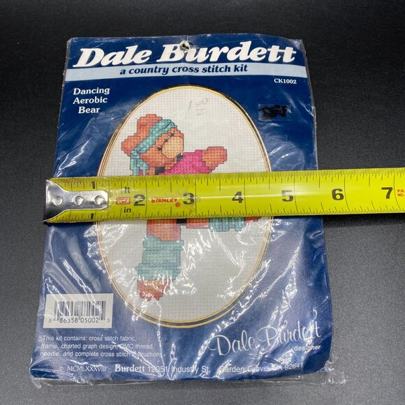 Dale Burdett Dancing Aerobic Bear CK1002 Counted Cross Stitch New Sealed - Picture 12 of 12